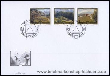 Liechtenstein, 1056-58 FDC