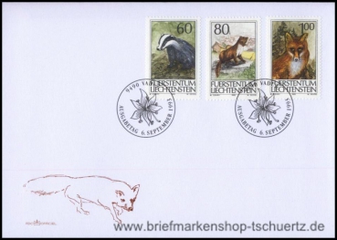 Liechtenstein, 1066-68 FDC