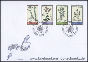 Liechtenstein, 1069-72 FDC