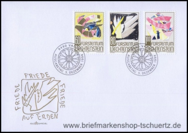 Liechtenstein, 1096-98 FDC