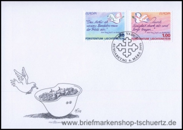 Liechtenstein, 1103-04 FDC