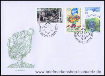 Liechtenstein, 1105-07 FDC