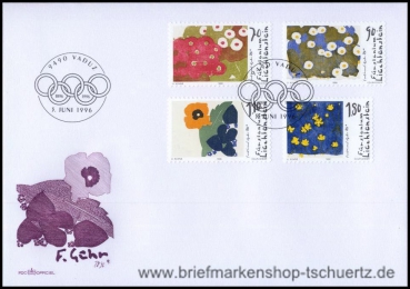 Liechtenstein, 1132-35 FDC