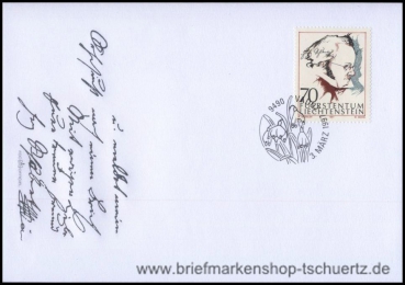 Liechtenstein, 1147 FDC