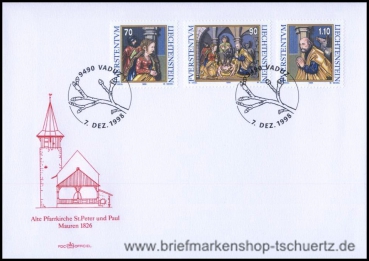 Liechtenstein, 1183-85 FDC