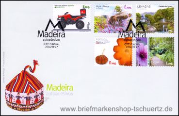 Madeira, 332-36 FDC