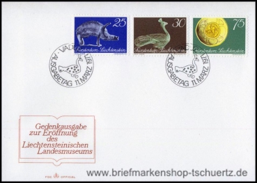 Liechtenstein, 536-38 FDC