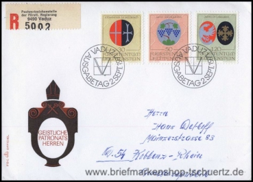 Liechtenstein, 548-50 FDC (A)