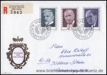 Liechtenstein, 570-72 FDC (A)