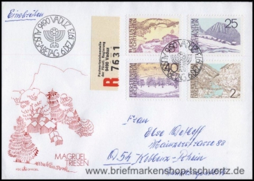 Liechtenstein, 596-99 FDC (A)