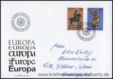 Liechtenstein, 600-01 FDC (A)