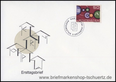 Liechtenstein, 414 FDC