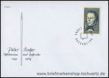 Liechtenstein, 448 FDC