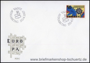 Liechtenstein, 474 FDC