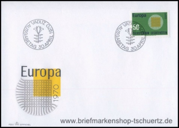 Liechtenstein, 525 FDC