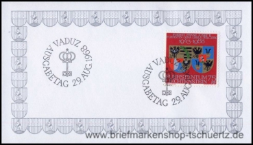 Liechtenstein, 496 FDC (A)