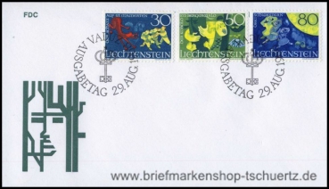 Liechtenstein, 497-99 FDC (A)