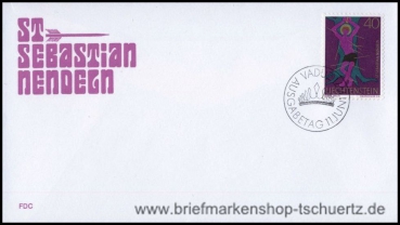 Liechtenstein, 543 FDC (A)