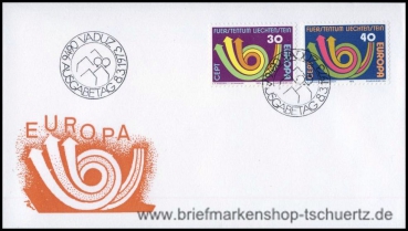 Liechtenstein, 579-80 FDC (A)