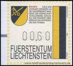 Liechtenstein, ATM 10 / 0.60 **